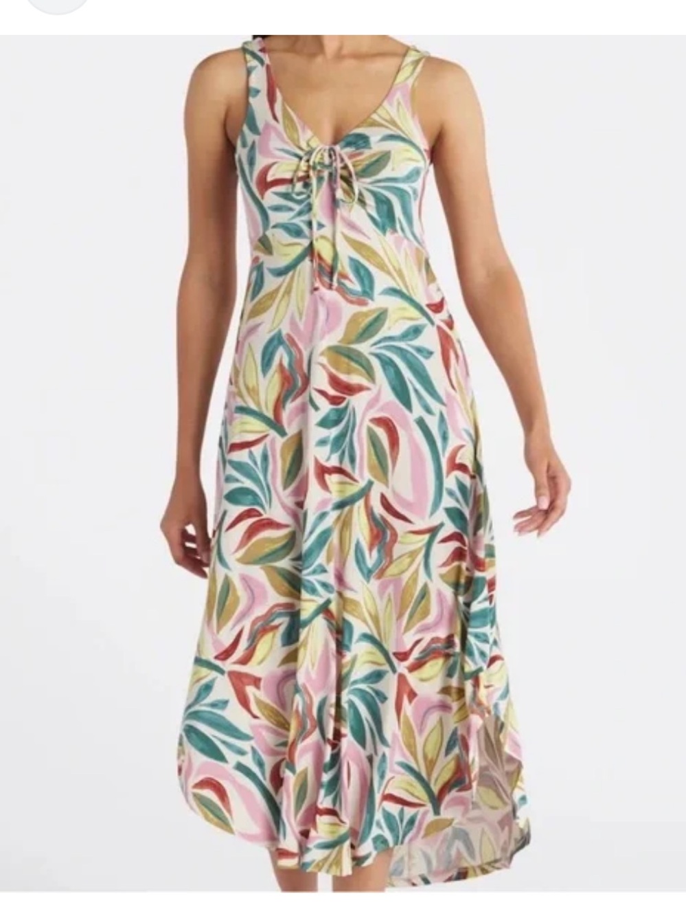 Z SUPPLY Jamie Midi Dress colorful pullover size M Guc